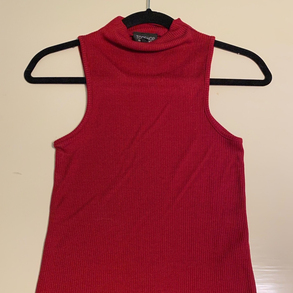 Topshop turtleneck halter